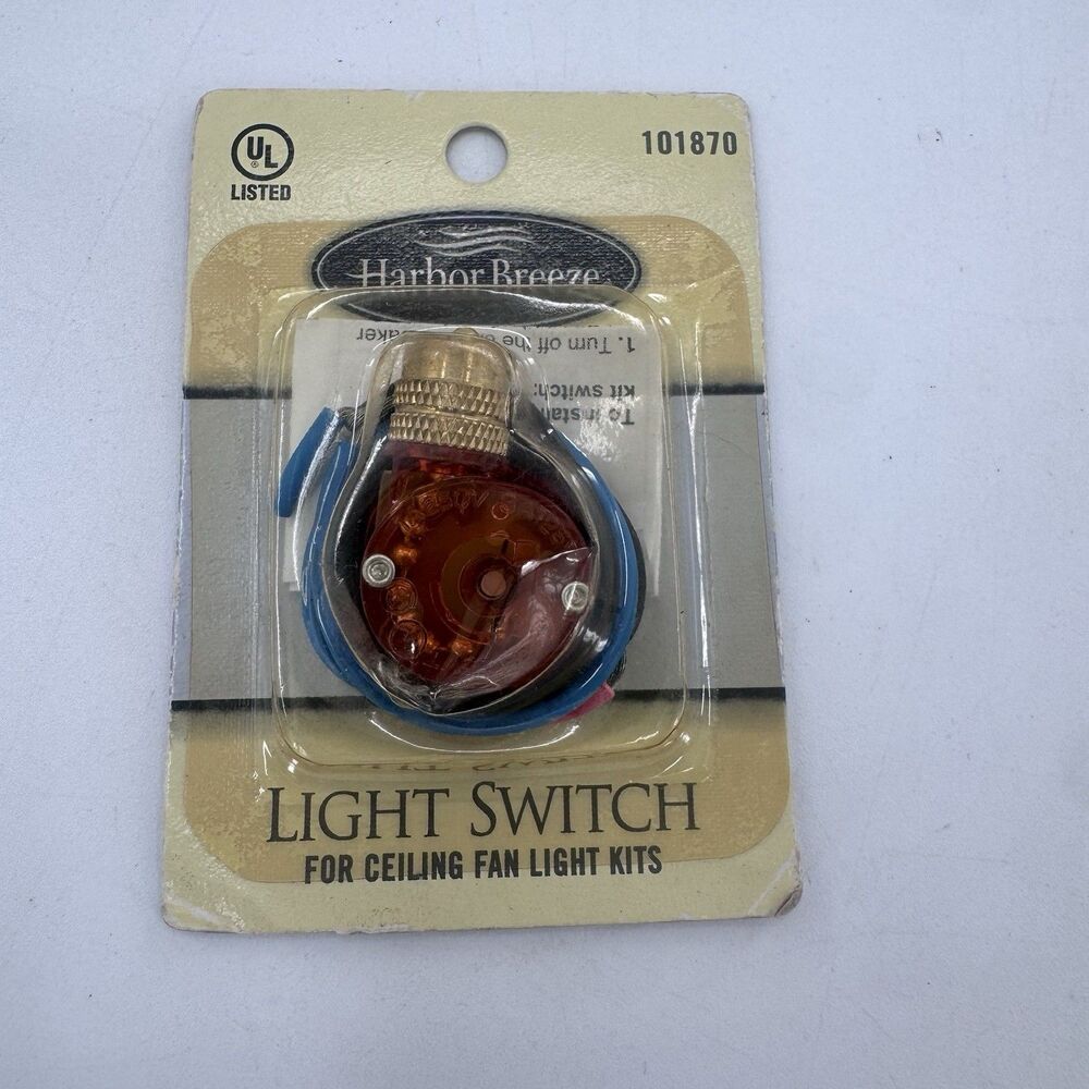 Harbor Breeze 3 Wire Ceiling Fan Light Pull Chain  # 101870  Fast Shipping